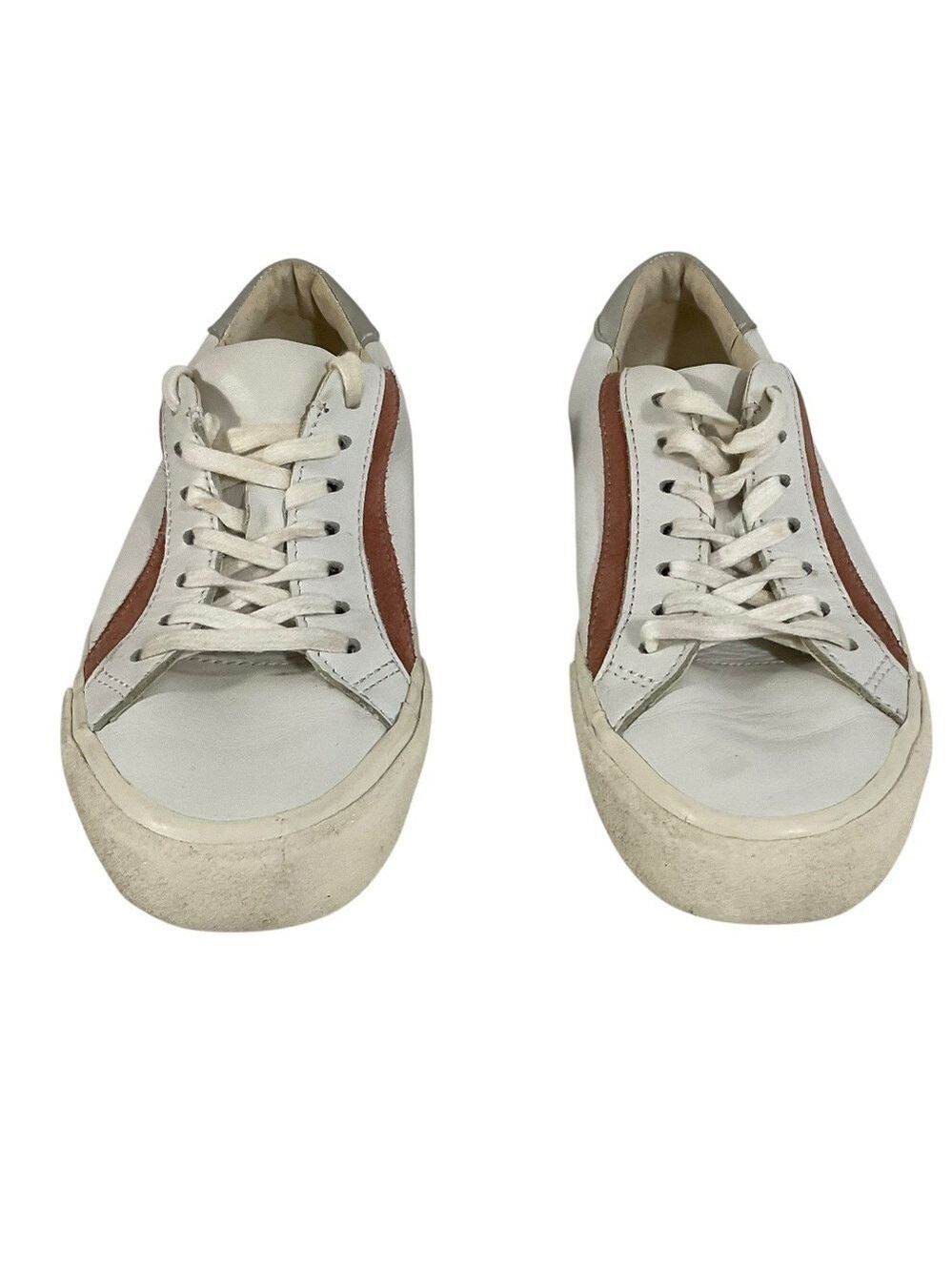 Madewell Delia Sidewalk Low-top Sneakers White Classic Leather size 7 - Picture 3 of 13
